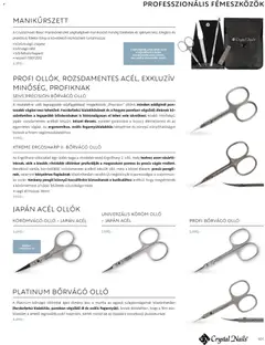 Crystal Nails 2026/27 Nagykatalógus - amely érvényes a következő dátumtól: 09.03.2026 | Oldal: 101 | Termékek: Vágó