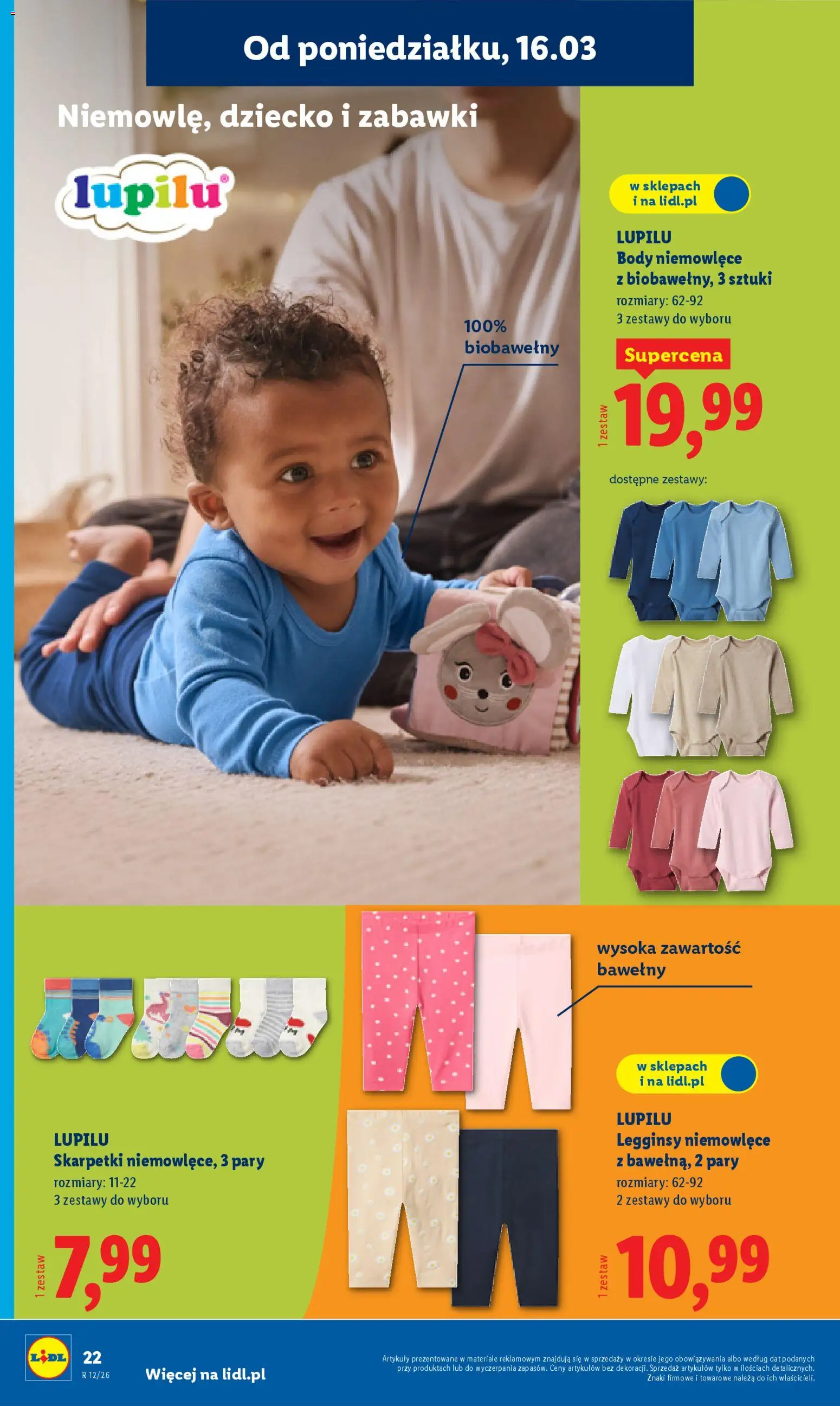 Lidl Polsko leták - Oferta wazna od 16.03.2026 | Strana: 28 | Produkty: Body