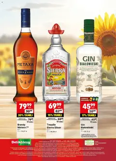 Delikatesy Centrum Gazetka - DeliBarek od 21.07.2025 | Strona: 23 | Produkty: Metaxa, Delikatesy, Tequila