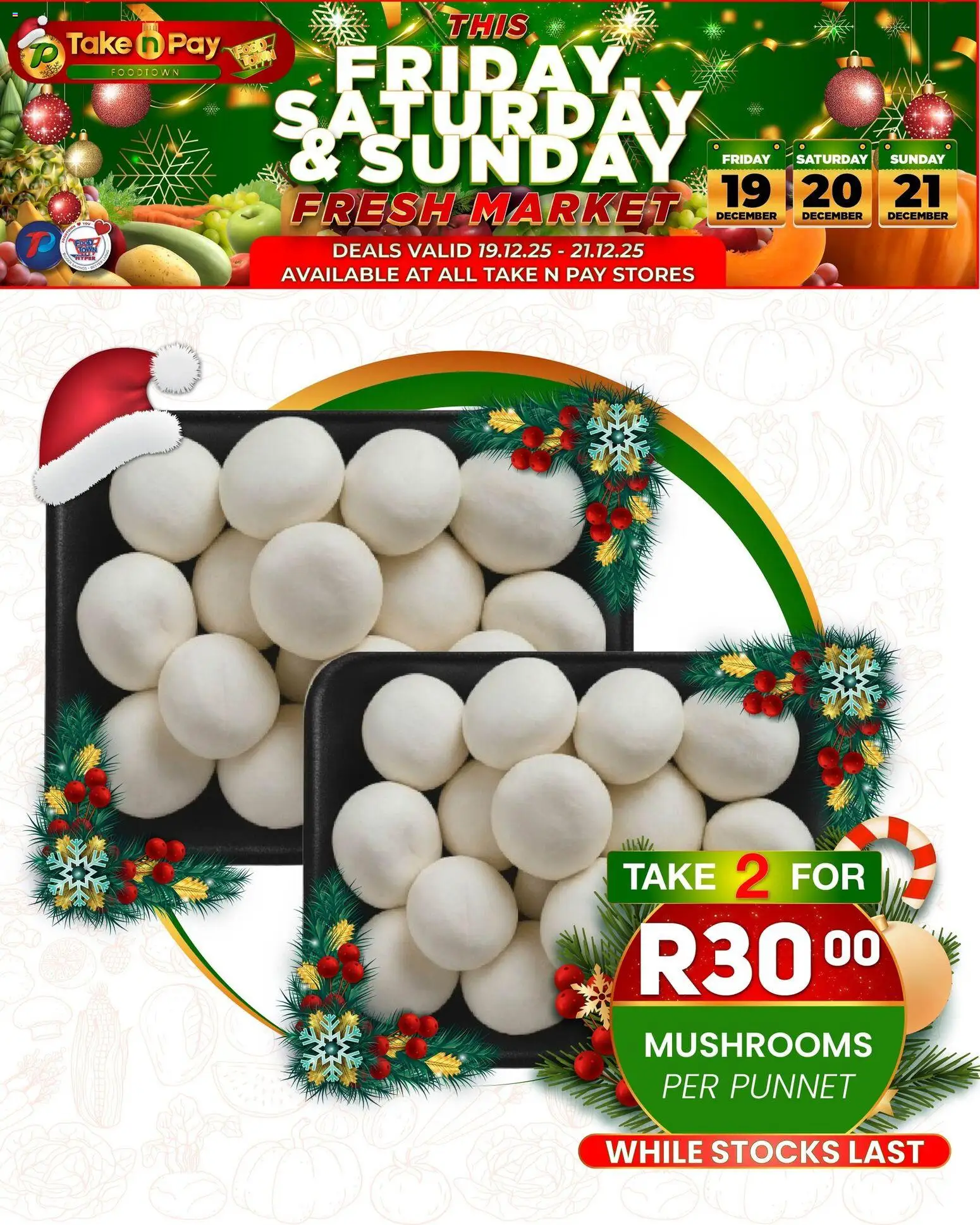 New Take n Pay catalogue – valid from 19.12.2025 | Page: 7 | Products: Mushrooms