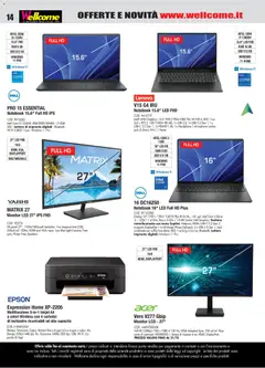 Anteprima del volantino Volantino Wellcome	 valido a partire dal 23.12.2025 | Pagina: 14 | Prodotti: Monitor, Notebook, Tè, USB