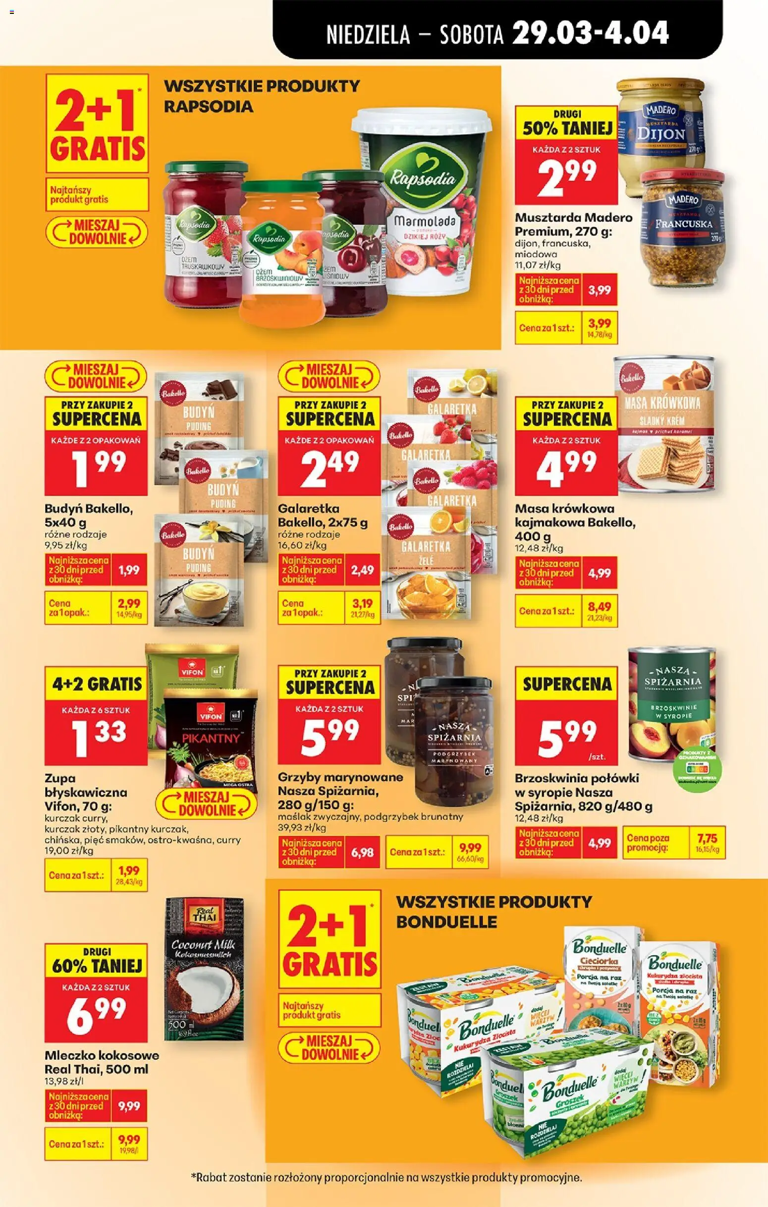 Biedronka Polsko leták od 29.03.2026 | Strana: 57 | Produkty: Špíz, Krém, Puding