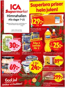 ICA Supermarket - Linghem - Förhandsvisning av reklamblad från butik ICA Supermarket aktuell från 22.12.2025