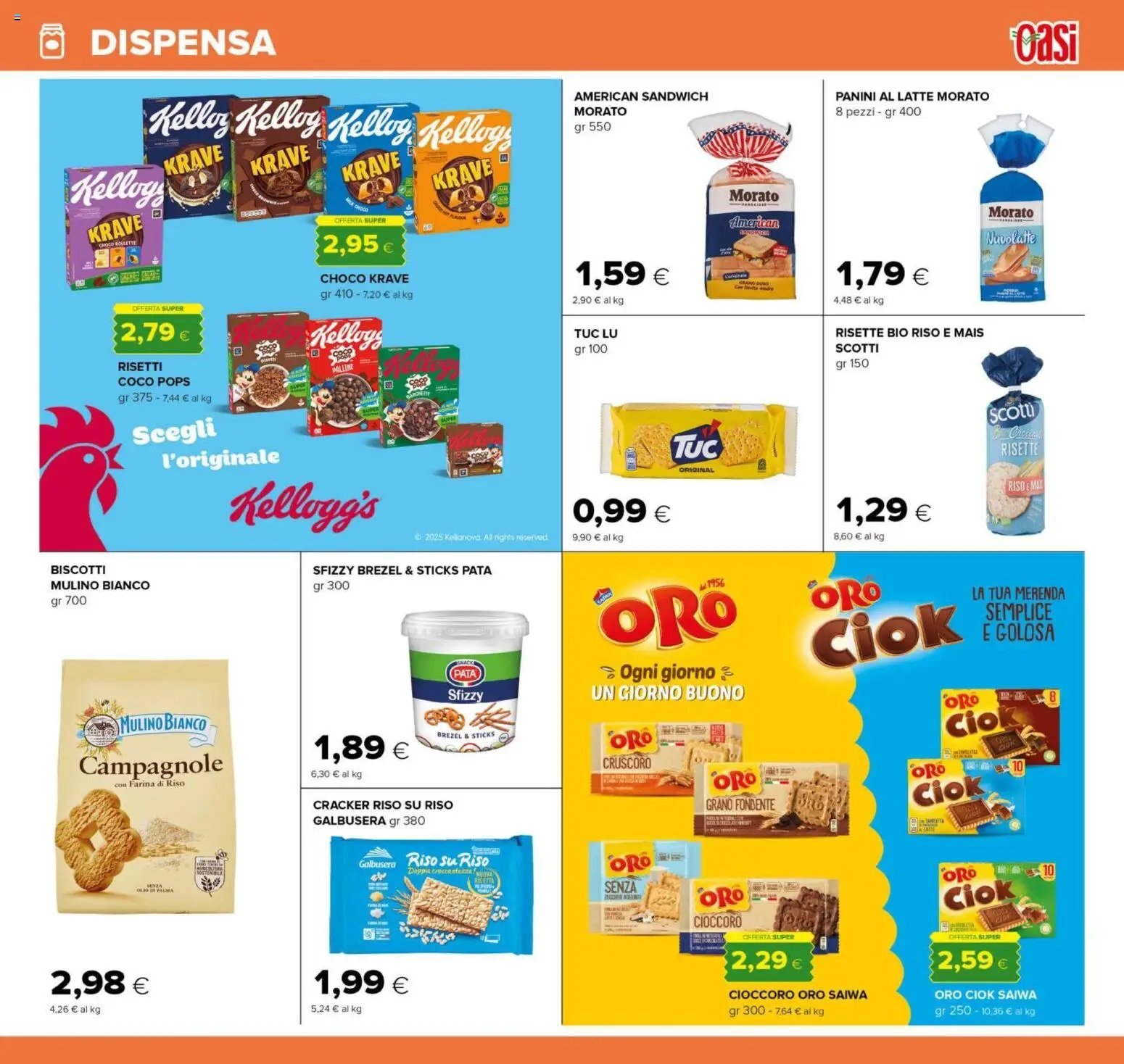 Volantino Oasi del 21.11.2025 | Pagina: 21 | Prodotti: Riso, Latte, Farina, Mais