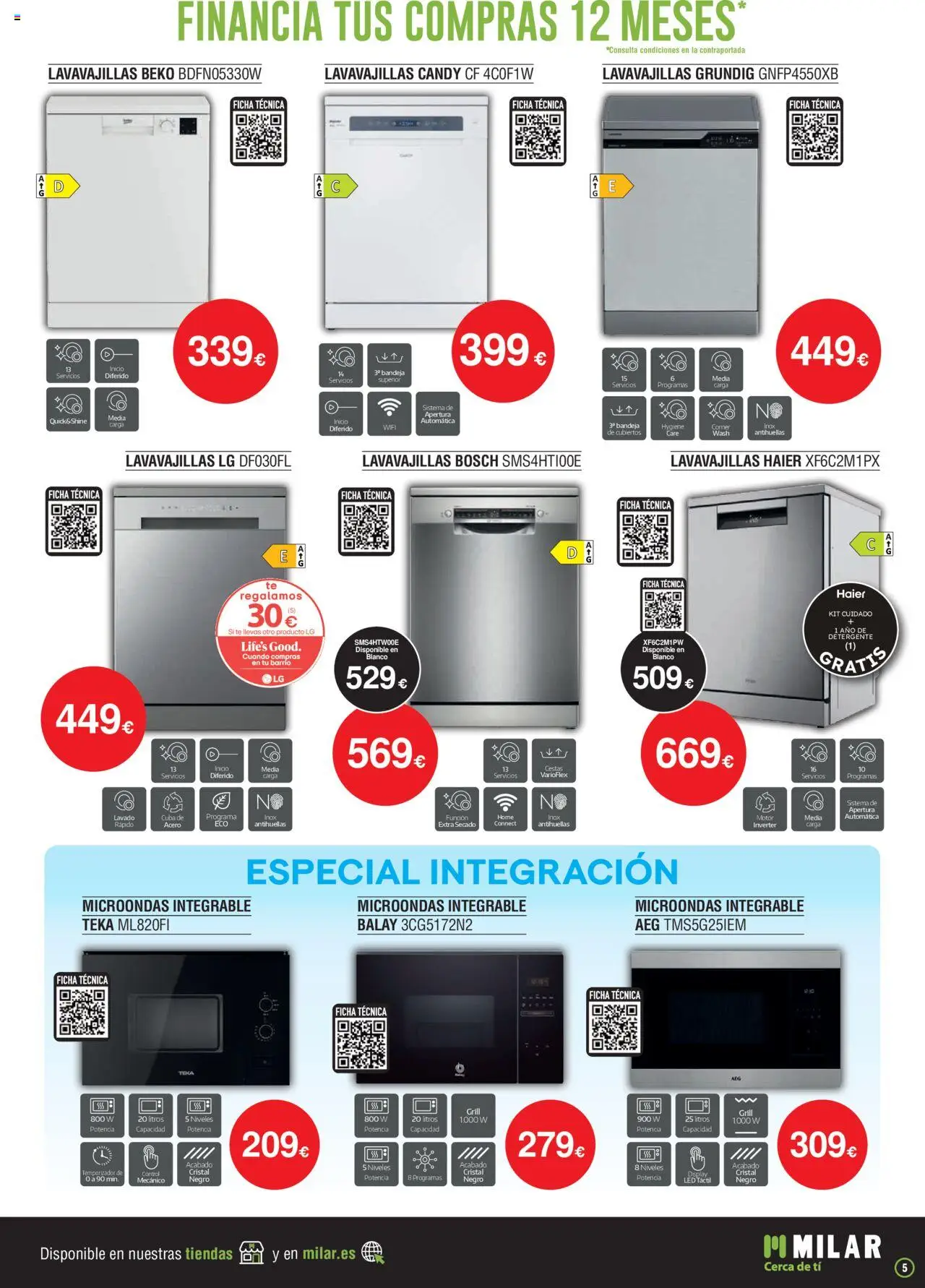 Milar folleto │ válido desde el 01.07.2025 | Página: 5 | Productos: Detergente, Té, Lavavajillas, Bandeja