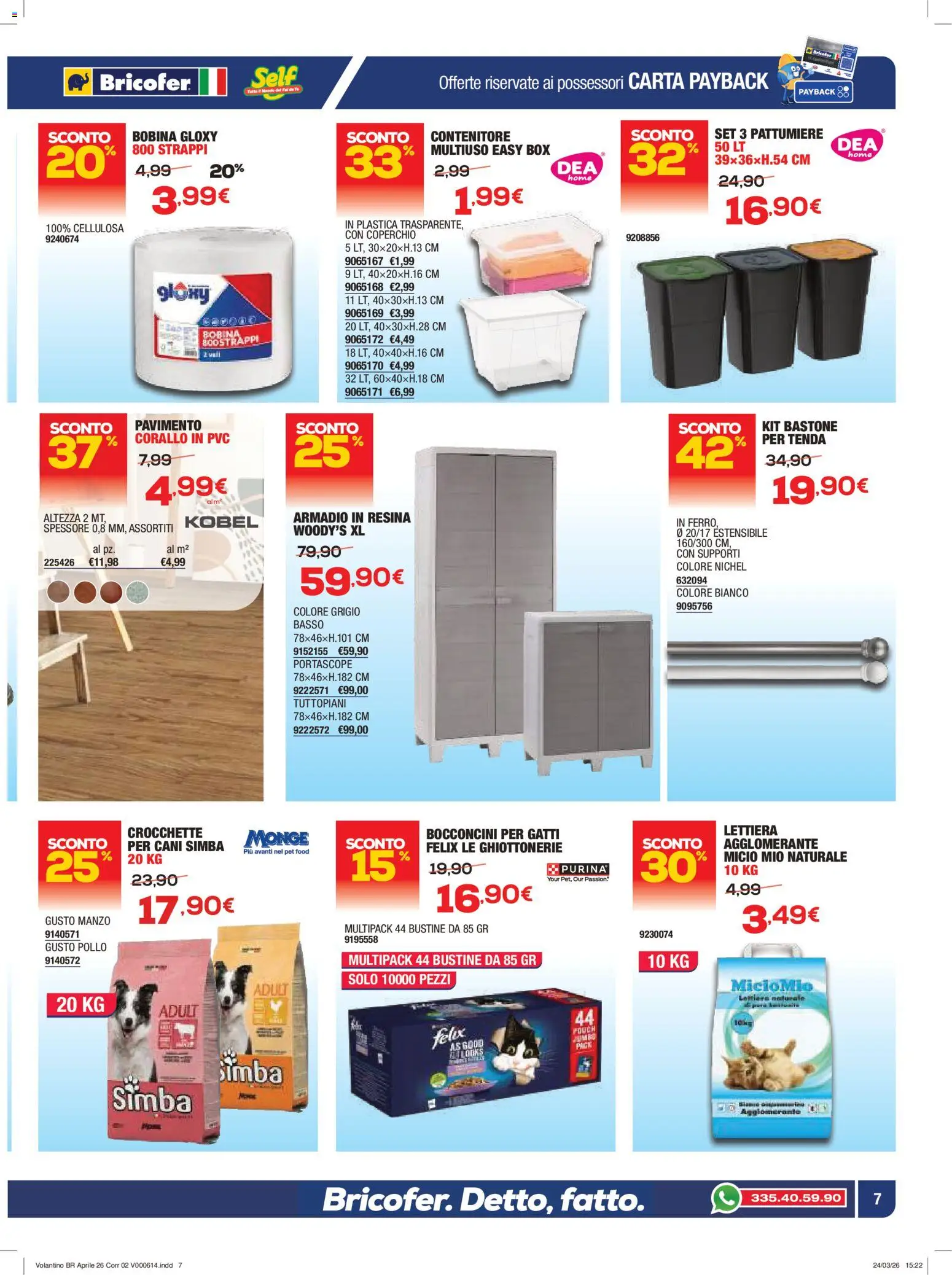 Volantino Bricofer del 09.04.2026 | Pagina: 7