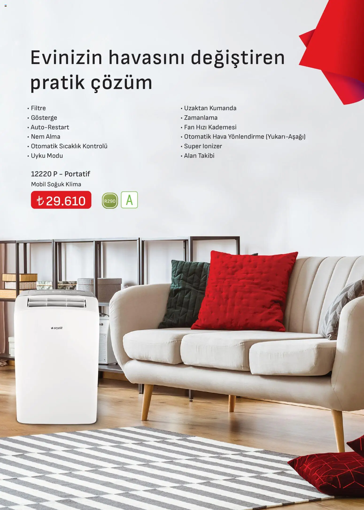 Arçelik - İklimlendirme Kataloğu - 16.03.2026 tarihinden itibaren geçerlidir | Sayfa: 6 | Ürünler: Klima, Fan