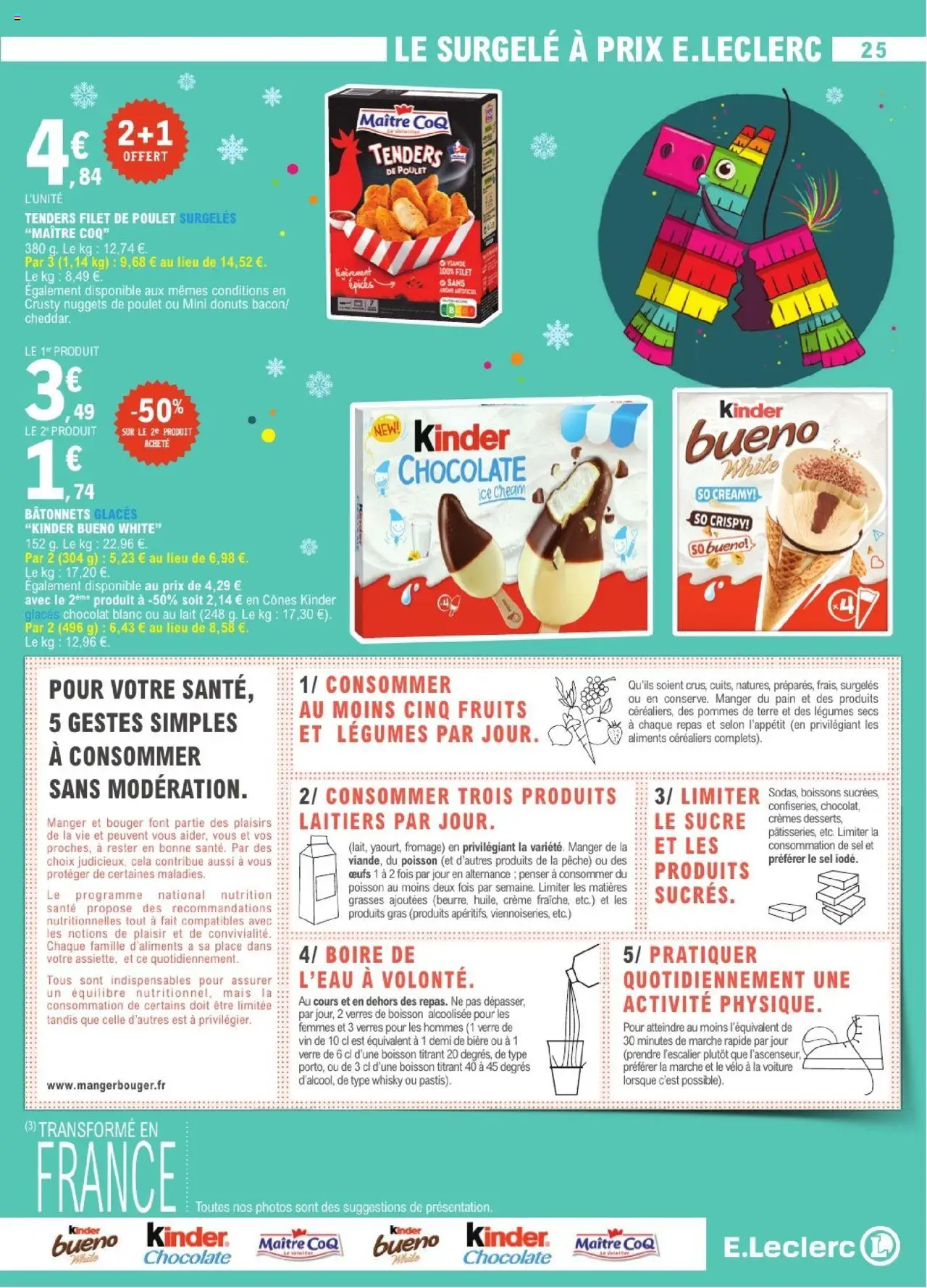  | Page: 25 | Produits: Glaces, Vélo, Œufs, Crème