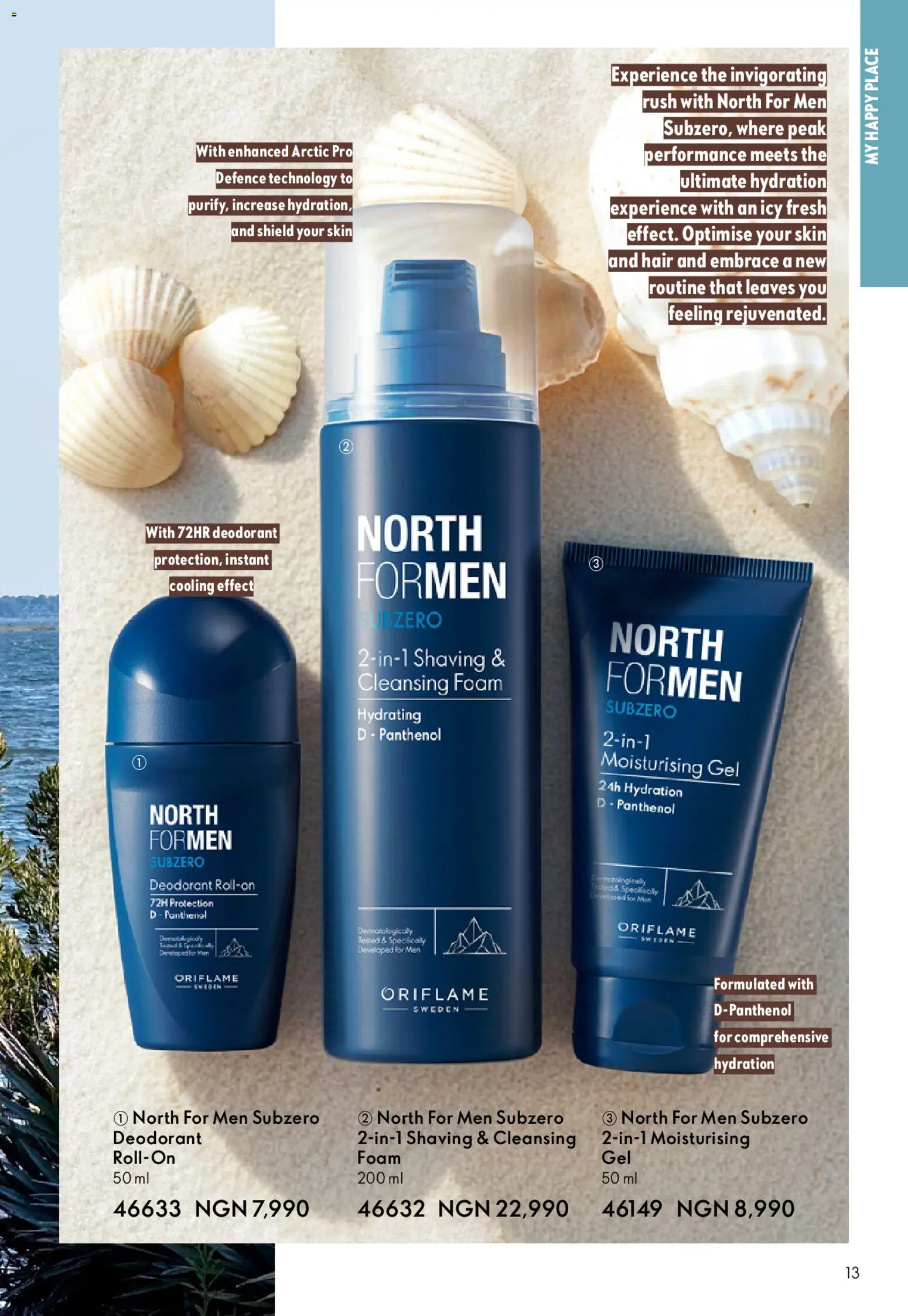 Oriflame Catalogue 2/2026 valid from 01.04.2026 | Page: 13 | Products: Deodorant