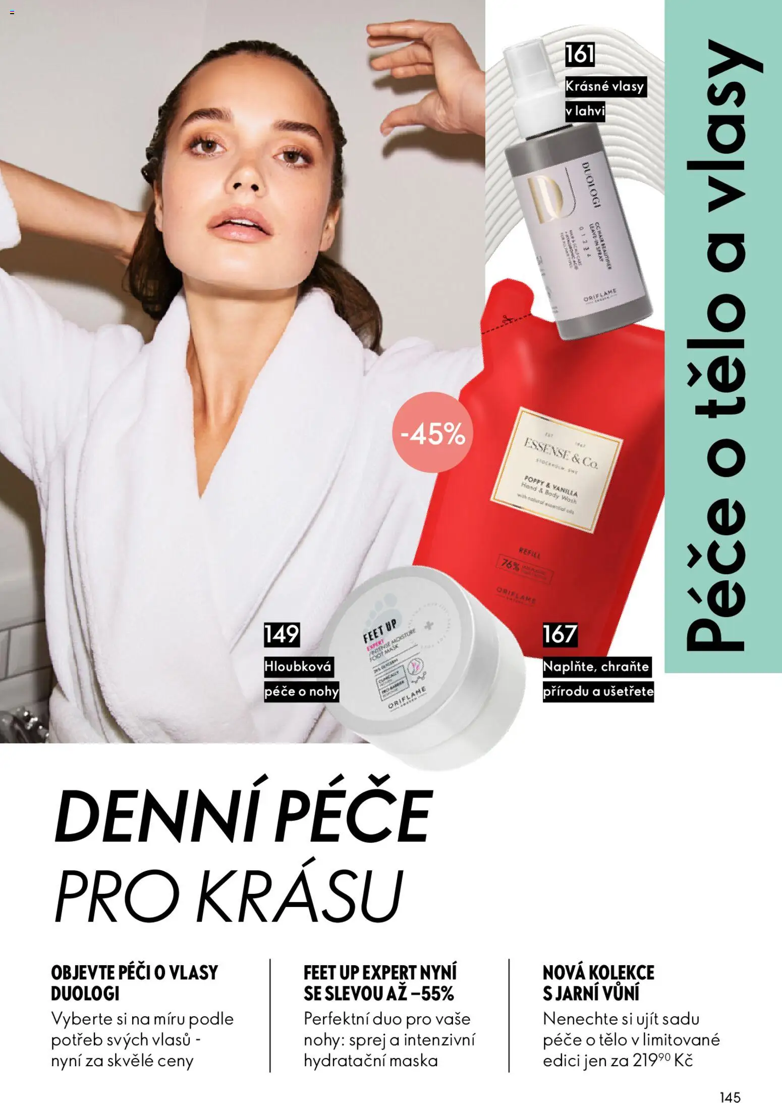 Oriflame katalog č.03/2026 od 11.02.2026 | Strana: 145 | Produkty: Hydratační maska, Body, Maska