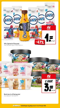 Jumbo - Folder week 10 - 4 maart t/m 10 maart - Voorbeeld van een folder van Jumbo, geldig van 04.03.2026 | Pagina: 4 | Producten: Yoghurt, Aardbei