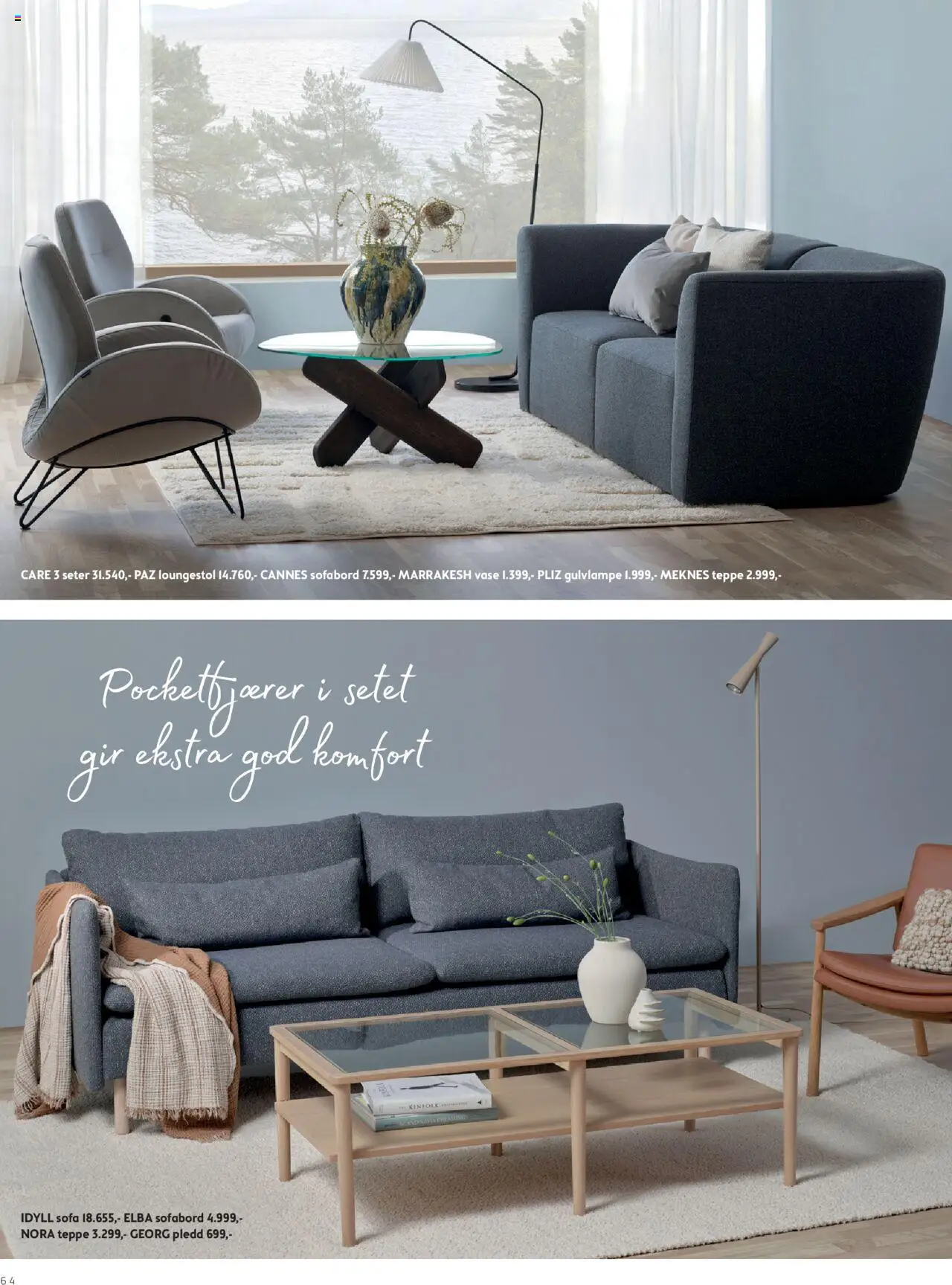  | Side: 64 | Produkter: Pledd, Sofa, Teppe, Vase