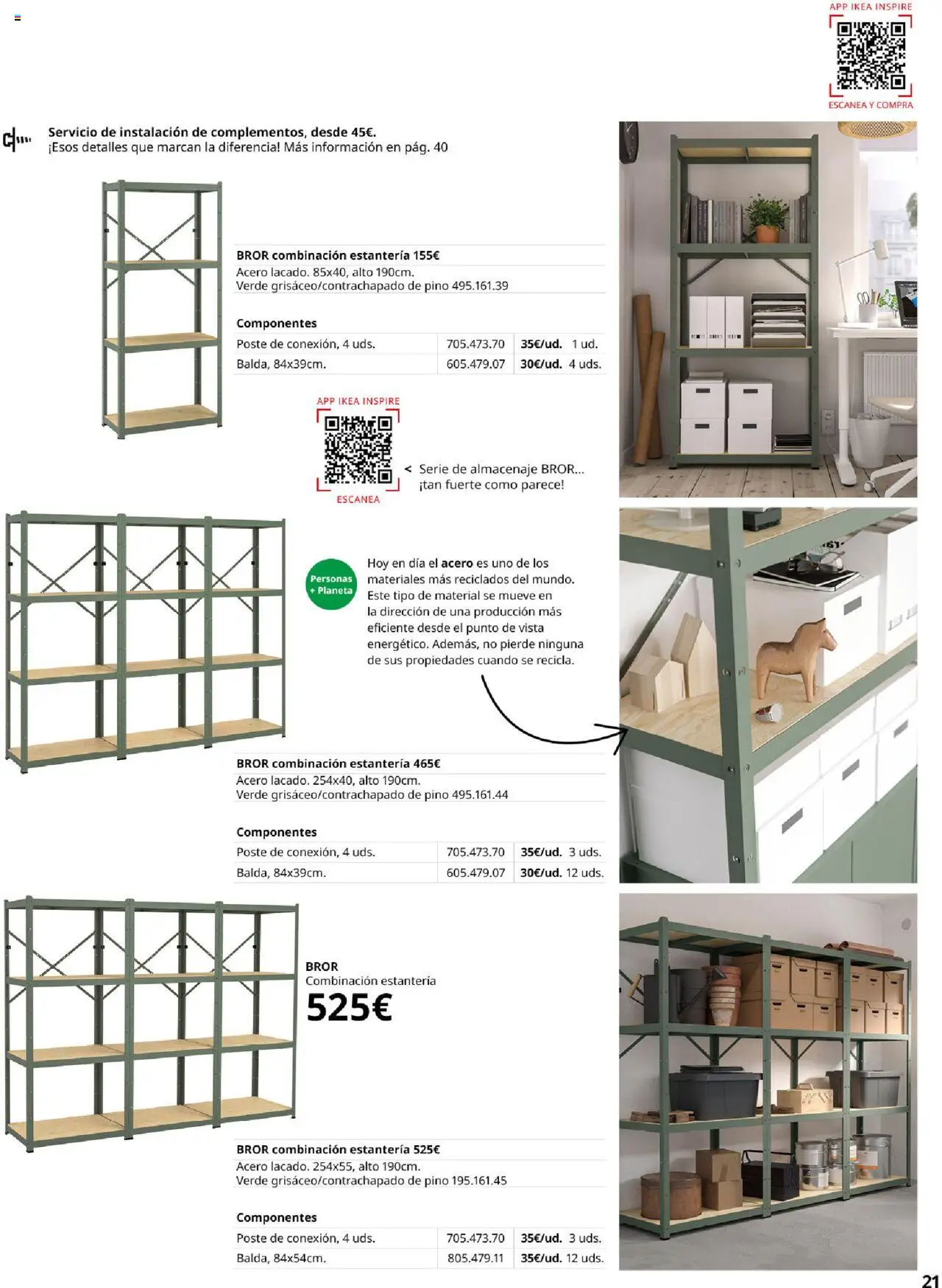 Catálogo IKEA Almacenaje secundario │ válido desde el 04.02.2025 | Página: 21 | Productos: Almacenaje