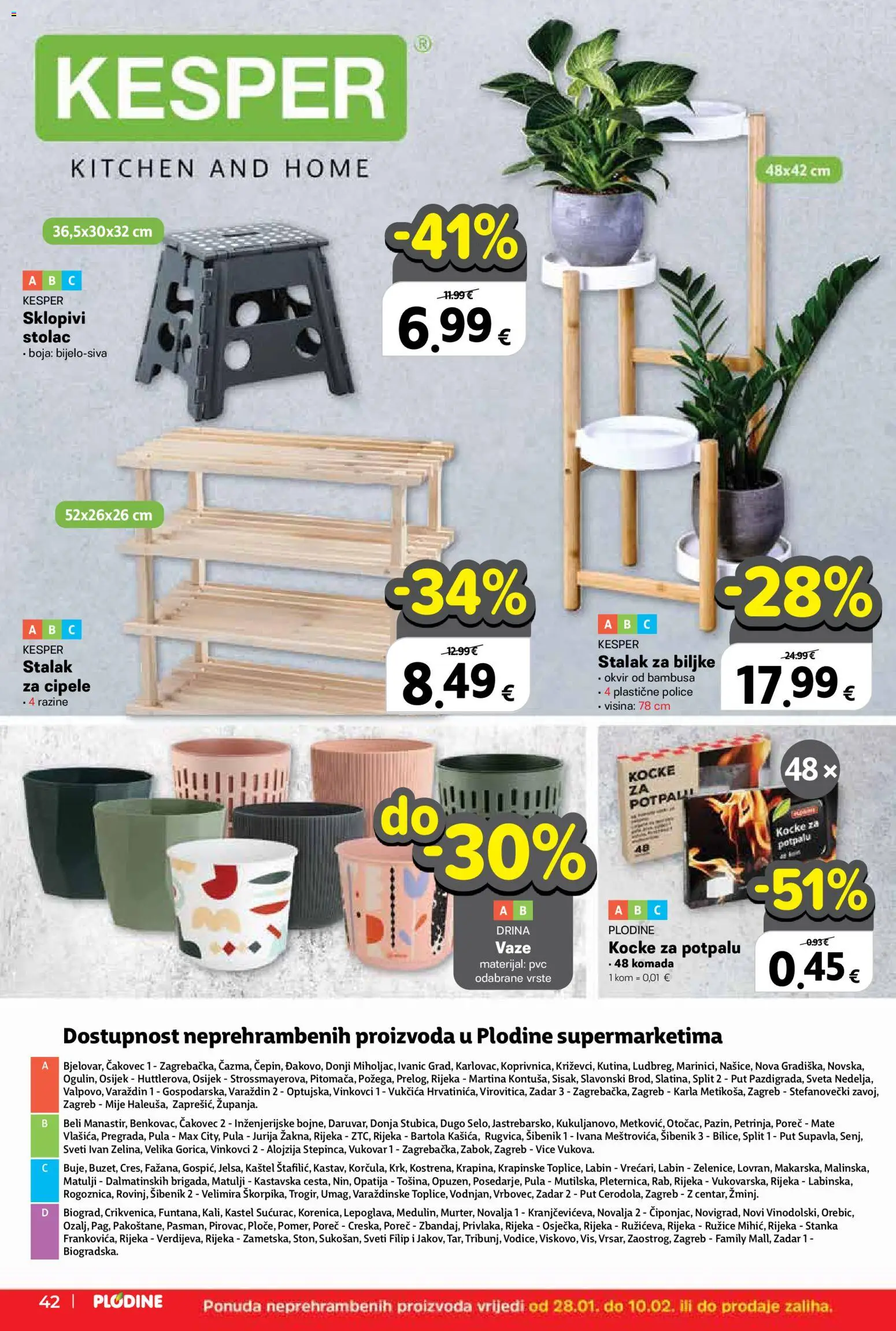 Plodine katalog | vrijedi od 28.01.2026 | Stranica: 42 | Proizvodi: Kocke za potpalu