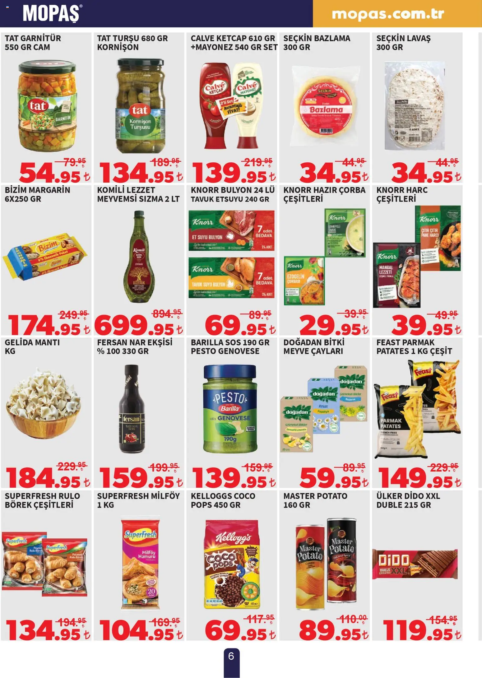 Mopaş Katalog - 13.02.2026 tarihinden itibaren geçerlidir | Sayfa: 6 | Ürünler: Rezene, Meyve, Mayonez, Nar