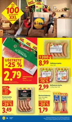 Lidl leták platný od 05.03.2026 | Strana: 60 | Produkty: Šunka, Slanina, Gouda, Párky