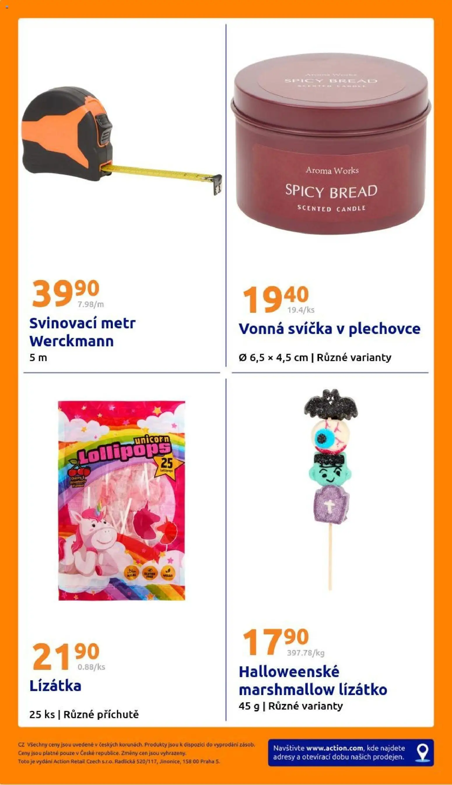 Action leták od 29.10.2025 | Strana: 30 | Produkty: Marshmallow, Svíčka
