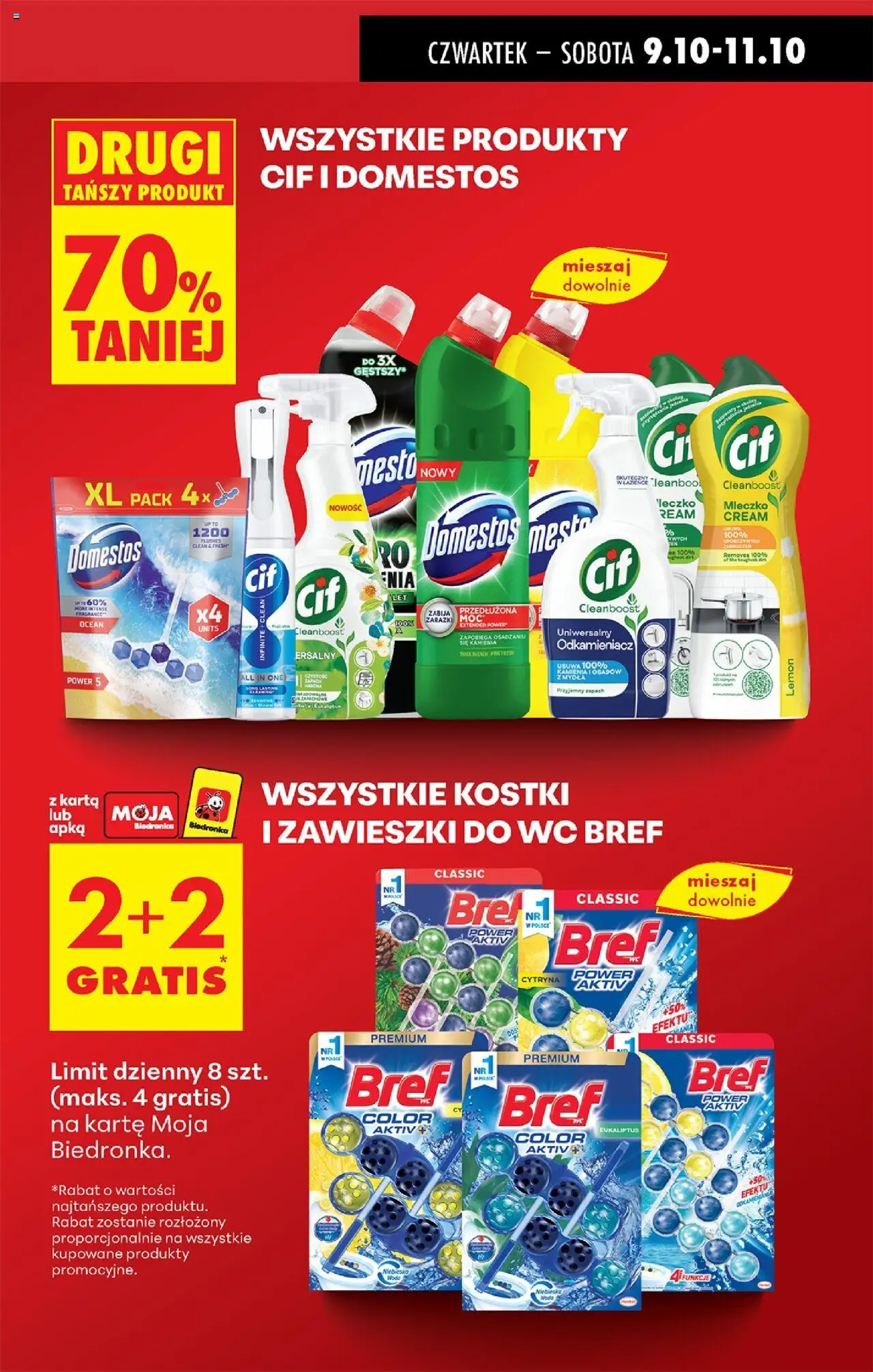 Biedronka gazetka - Oferta w tym tygodniu od 09.10.2025 | Strona: 21 | Produkty: Cytryna, Karta, Domestos, Zapach