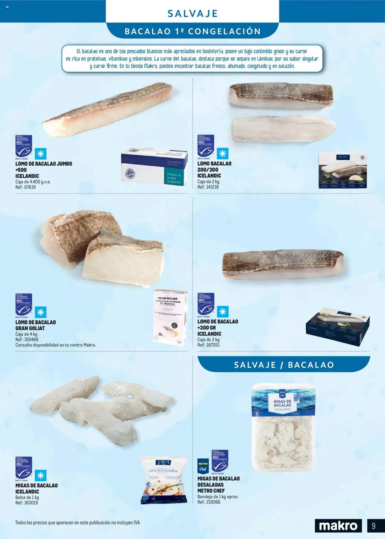 Makro - Especial Pescados Centro │ válido desde el 11.06.2025 | Página: 9 | Productos: Bolsa, Bandeja, Caja