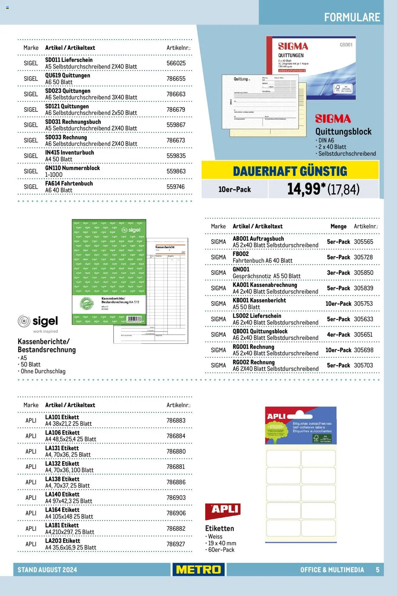 Metro Office & Multimedia - gültig ab dem 23.08.2025 | Seite: 5