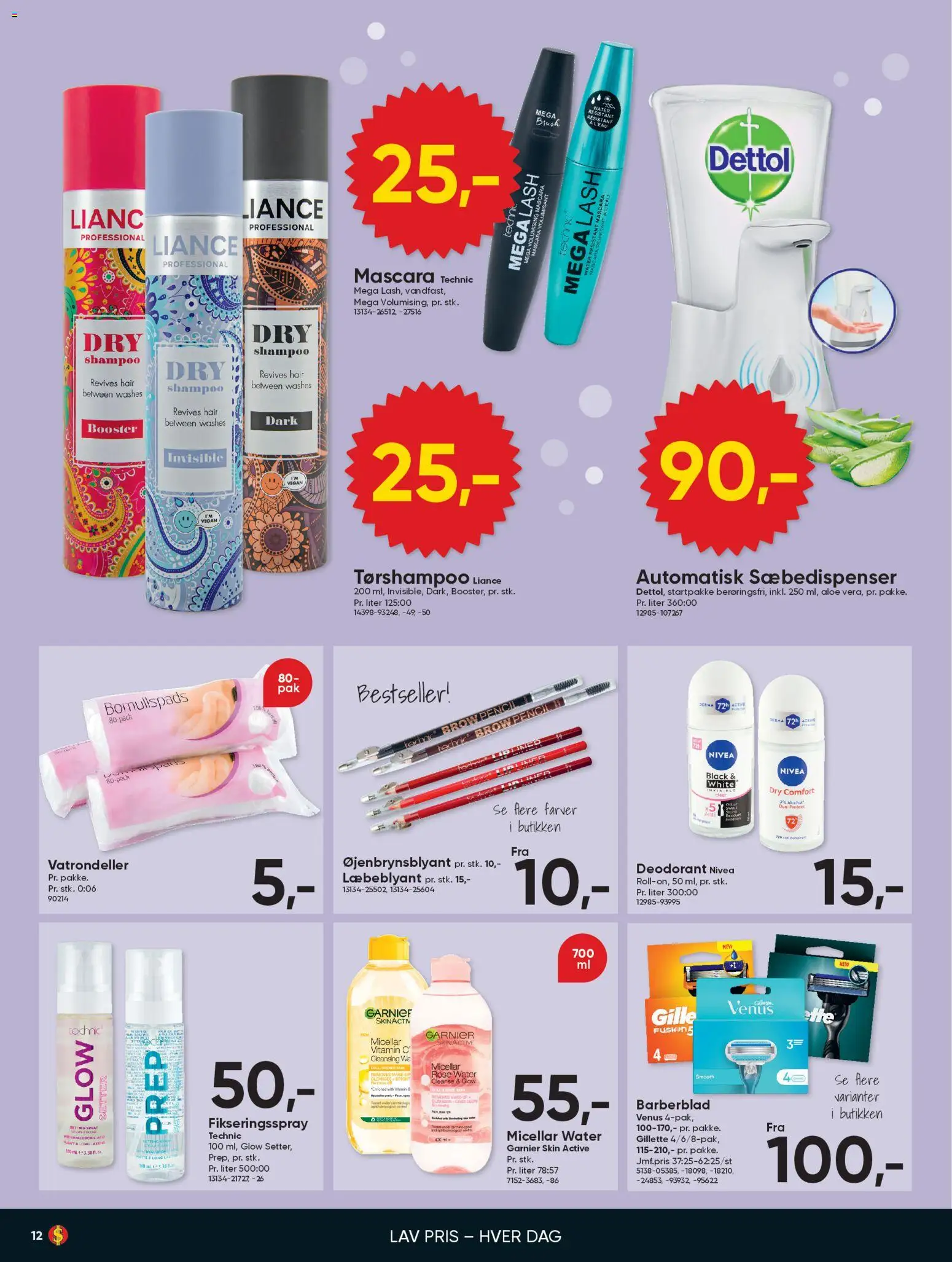 Bigdollar tilbudsavis – gyldig fra 27.02.2026 | Side: 12 | Produkter: Makeup, Mascara, Shampoo, Deodorant