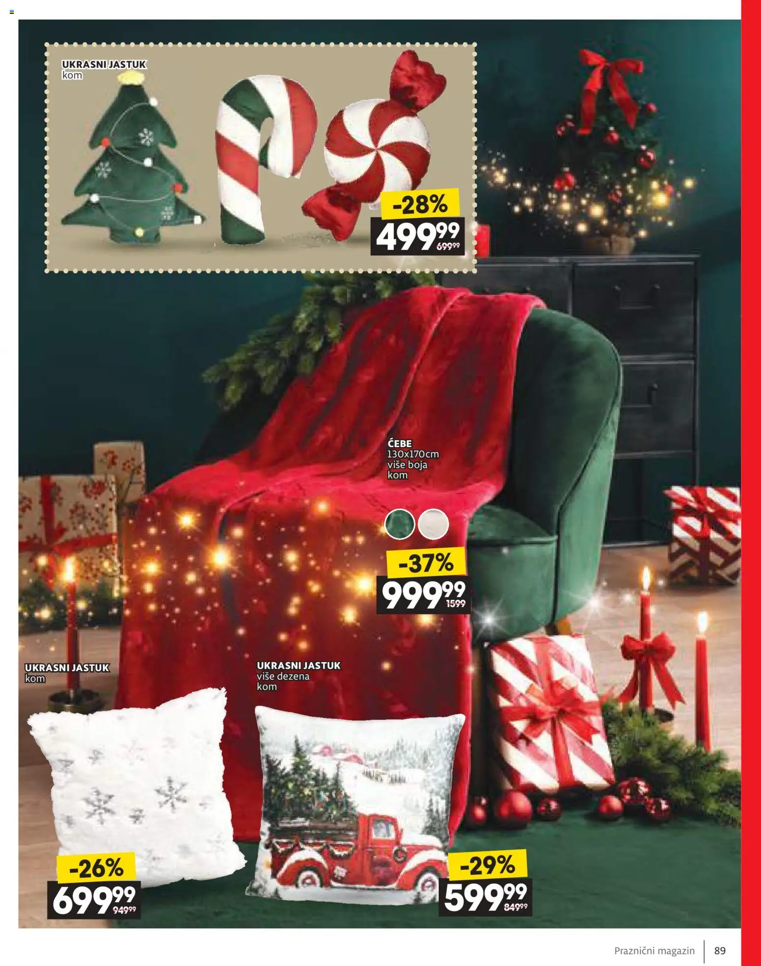 Idea katalog - važi od 11.12.2025 | Strana: 89 | Proizvode: Jastuk, Ćebe