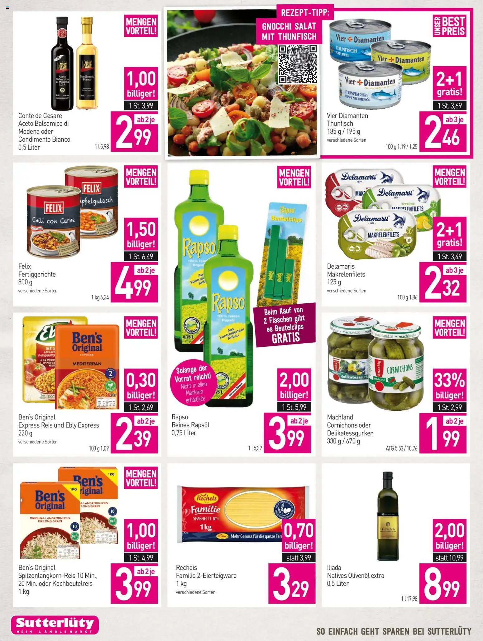 Sutterlüty Flugblatt gültig ab 22.10.2025 | Seite: 20 | Produkte: Salat, Fertiggerichte, Zitrone, Hajdina liszt