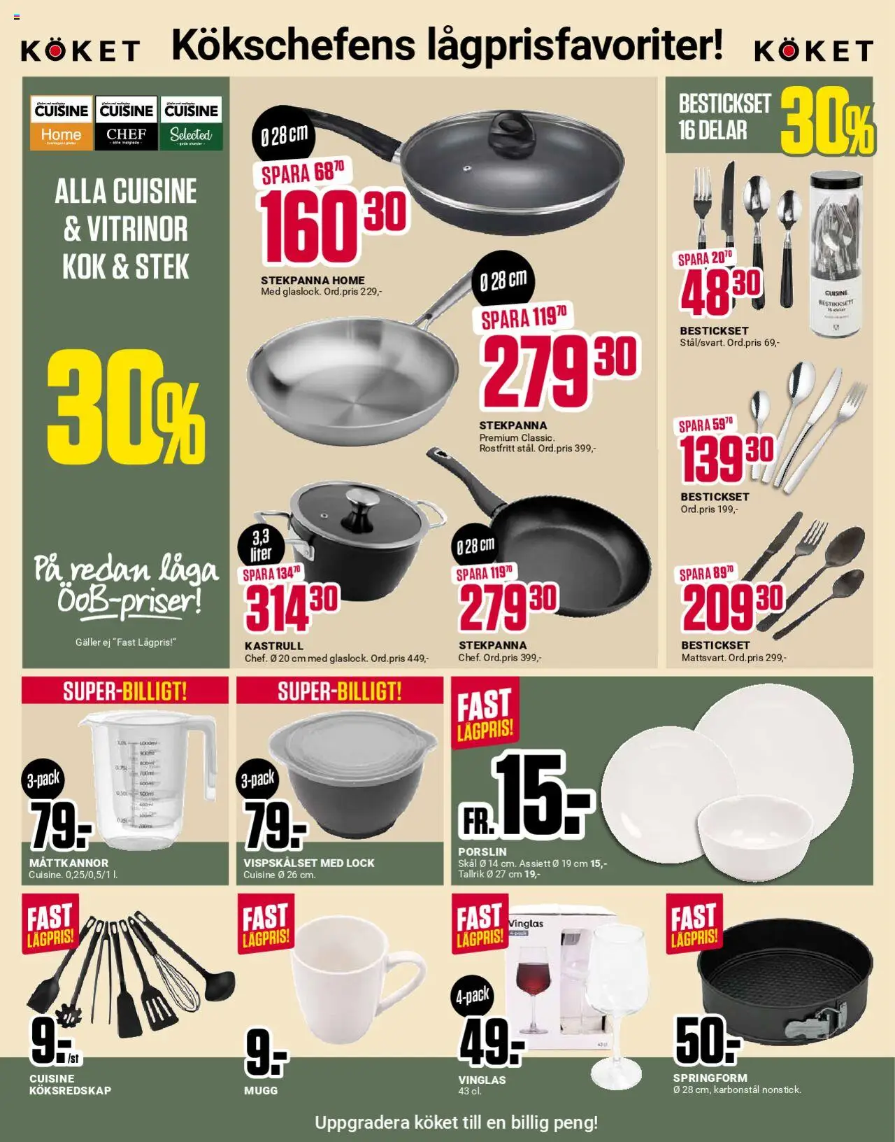 ÖoB reklamblad aktuell från 18.08.2025 | Sida: 7 | Produkter: Galler, Stekpanna