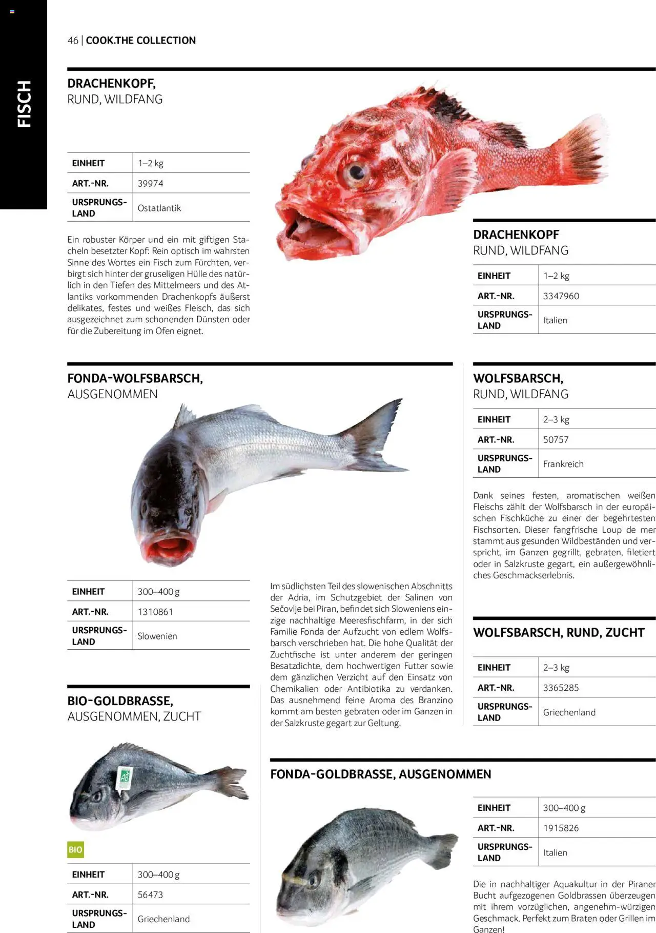 Transgourmet Cook Look-Book gültig ab 01.09.2023 | Seite: 46 | Produkte: Hülle, Ofen, Fisch