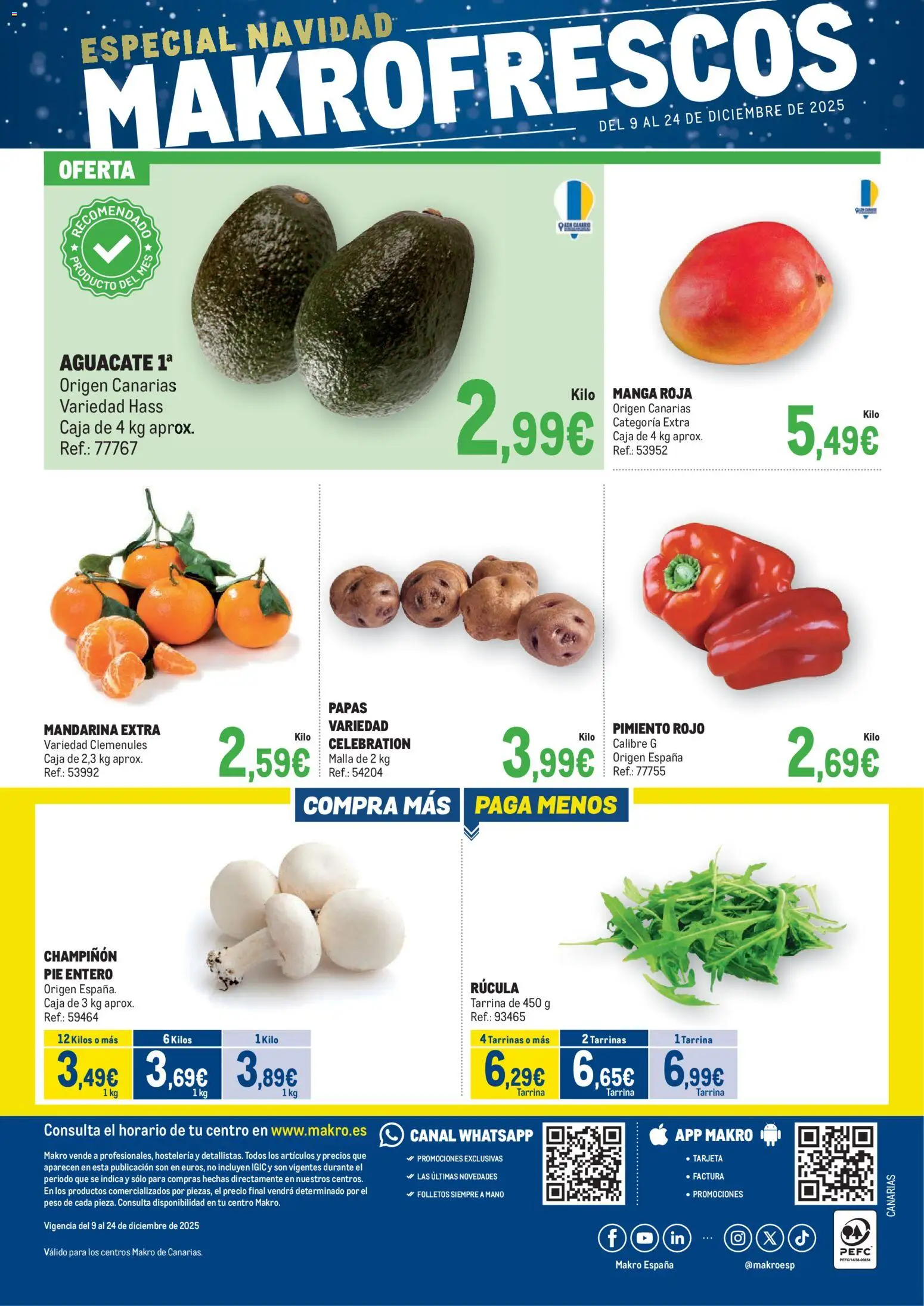 Makro - España Ofertas - Fresco │ válido desde el 09.12.2025 | Página: 2 | Productos: Κάδος απορρυμάτων, Peso, Caja