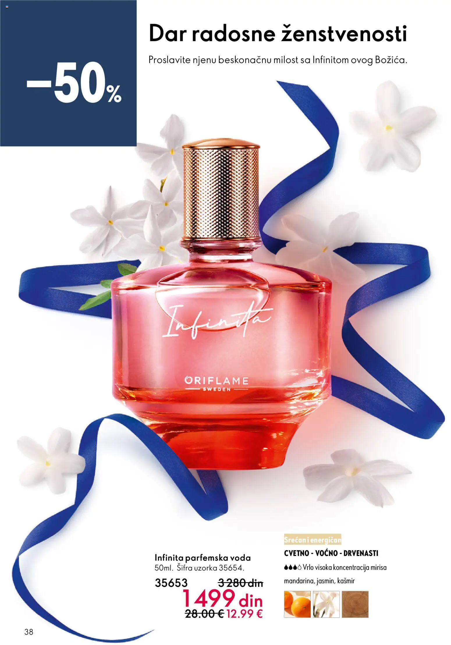 Oriflame katalog - važi od 10.12.2025 | Strana: 38 | Proizvode: Voda