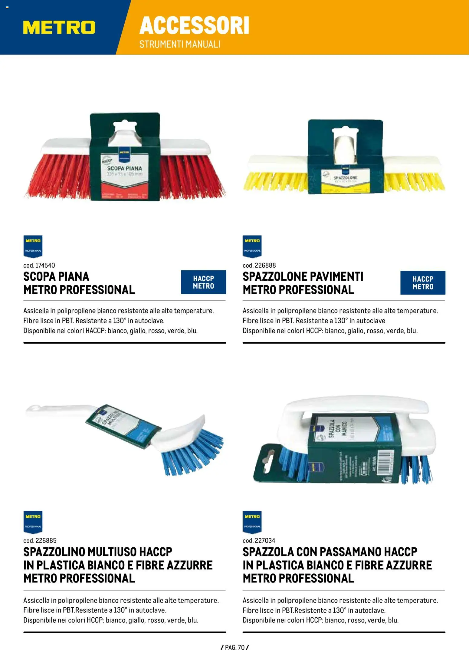 Volantino Metro del 07.01.2026 | Pagina: 70 | Prodotti: Spazzola, Spazzolino, Scopa