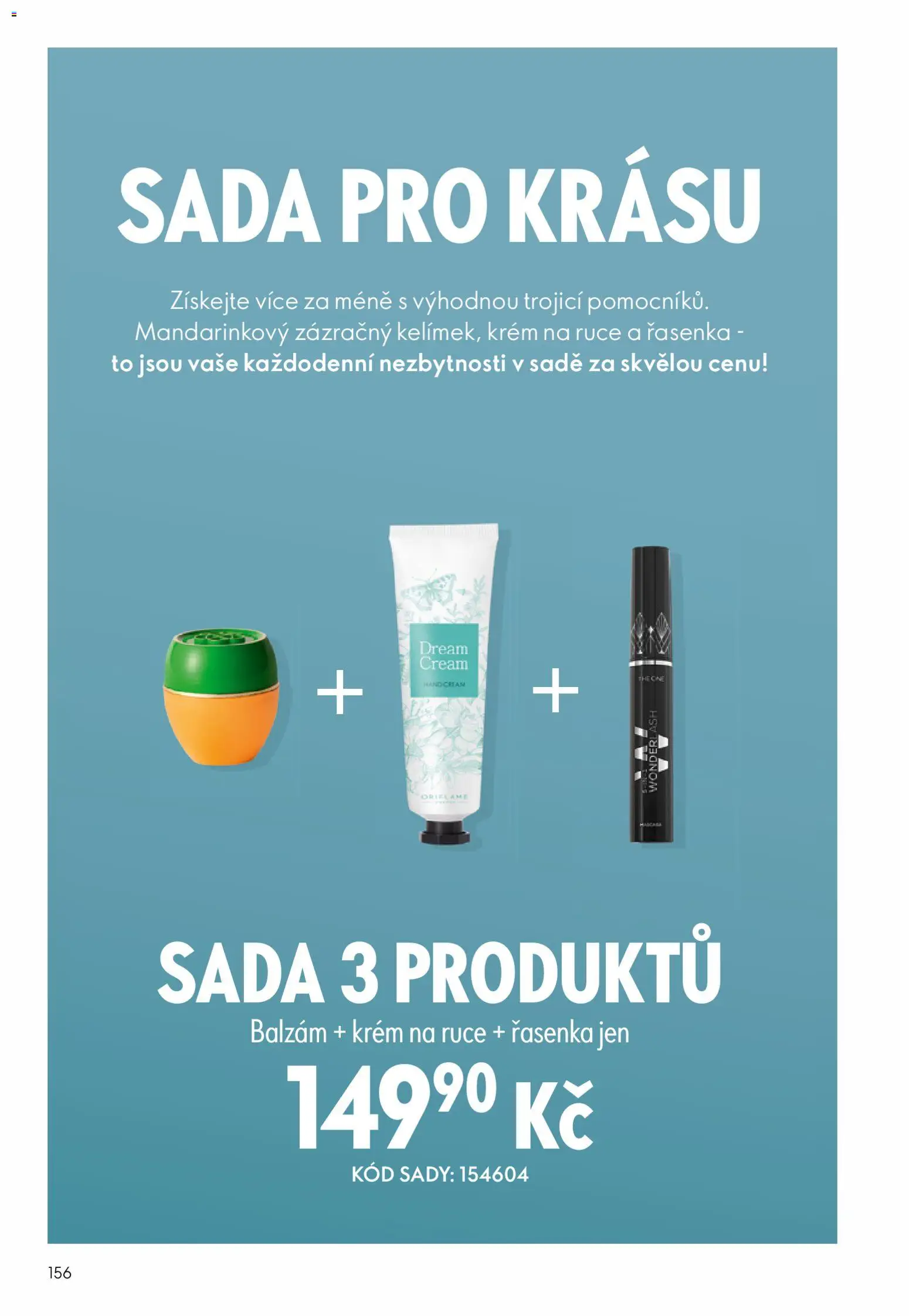 Oriflame katalog č.01/2026 od 30.12.2025 | Strana: 156 | Produkty: Krém na ruce, Krém, Řasenka