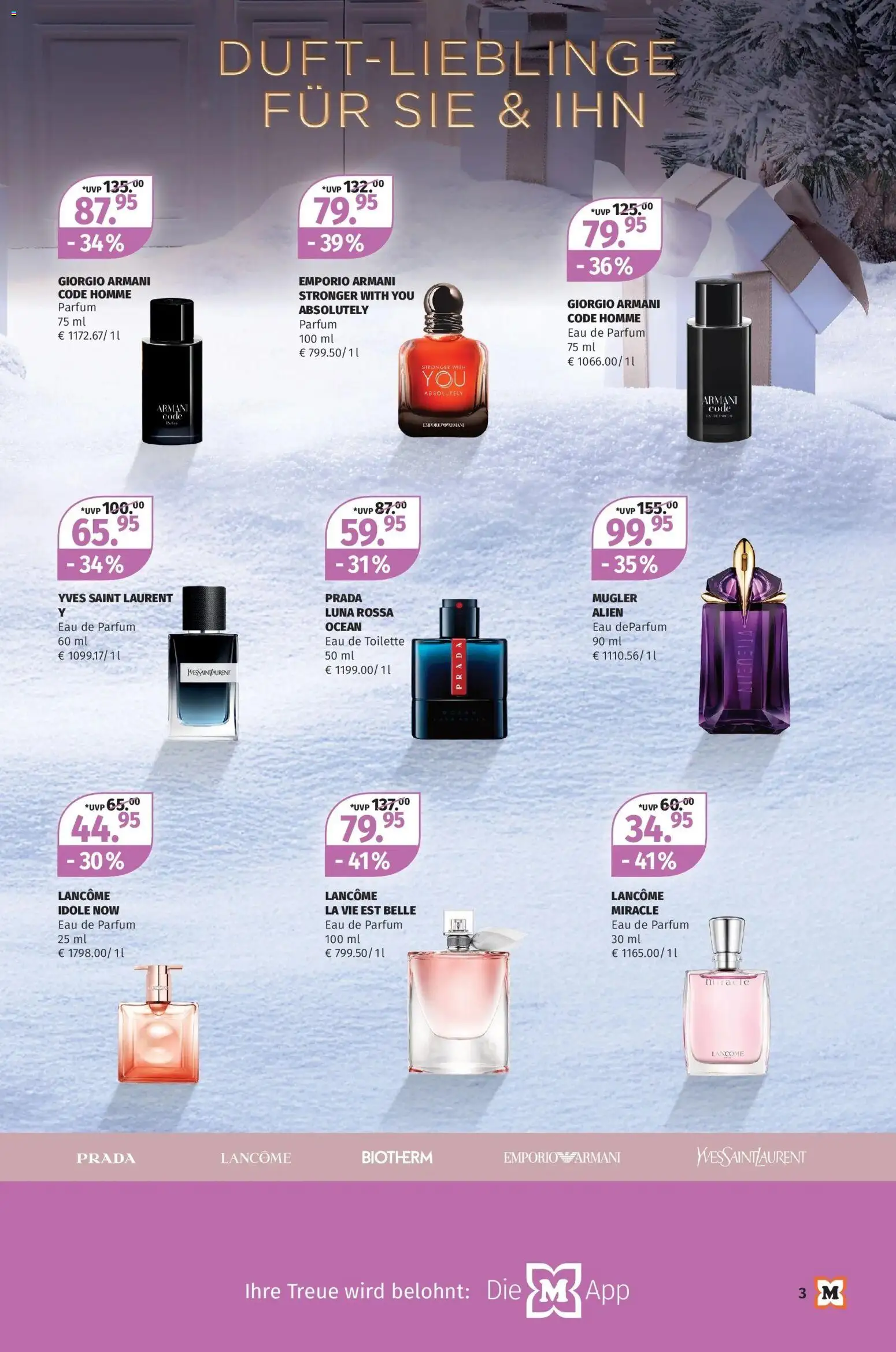 Müller - Beauty-Highlights – gültig ab 01.12.2025 | Seite: 3 | Produkte: Toilette, Parfüm, Eau de Toilette, Eau de Parfum