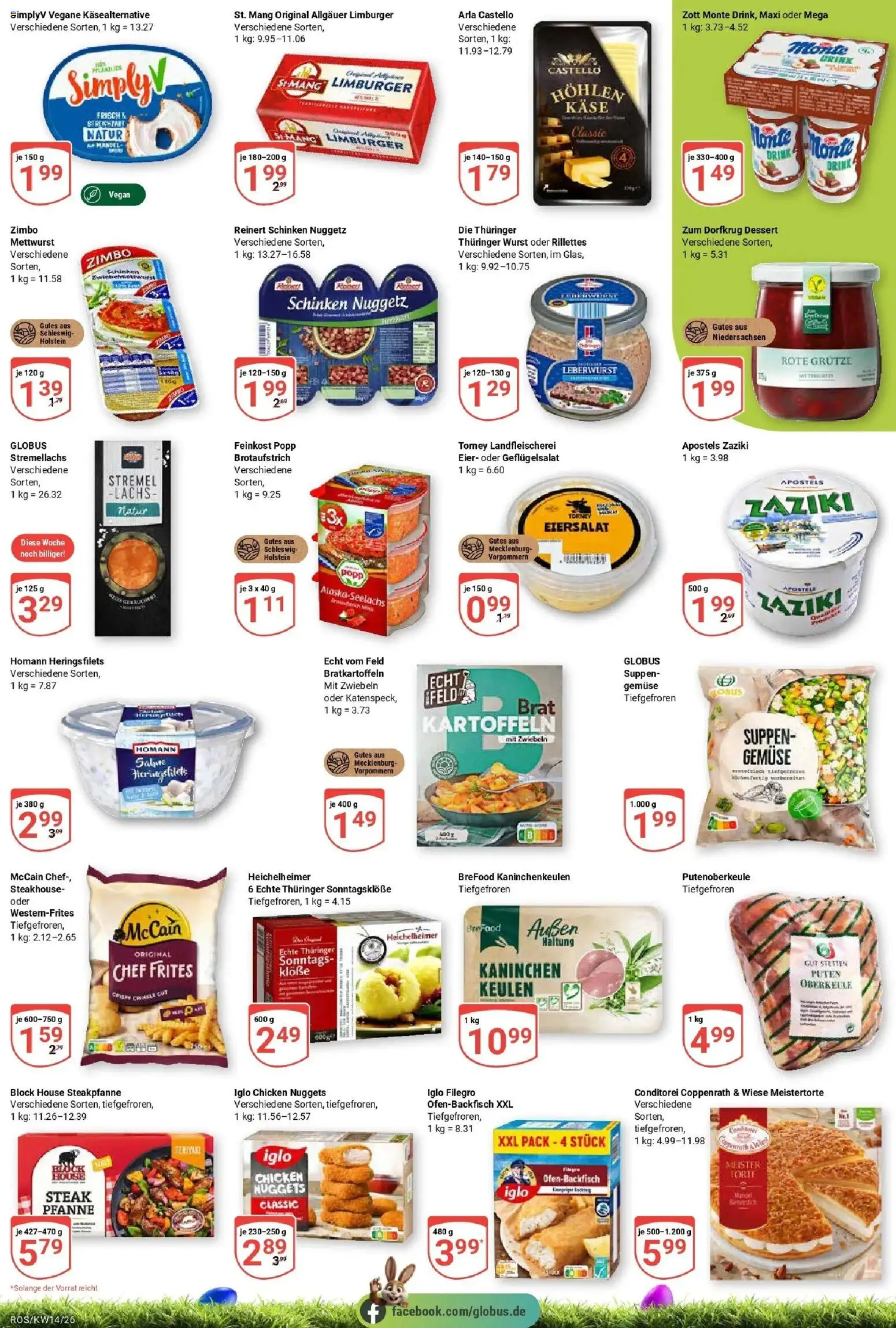 Globus prospekt Lambrechtshagen	 – gültig ab 30.03.2026 | Seite: 7 | Produkte: Käse, Eier, Iglo, Zwiebeln