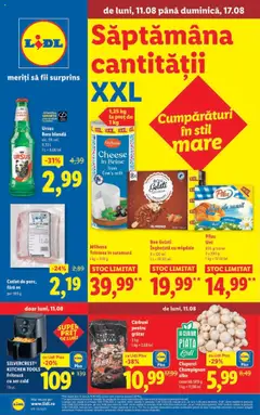 Catalog Lidl – previzualizare al pliantului de la Lidl valabil de la 11.08.2025