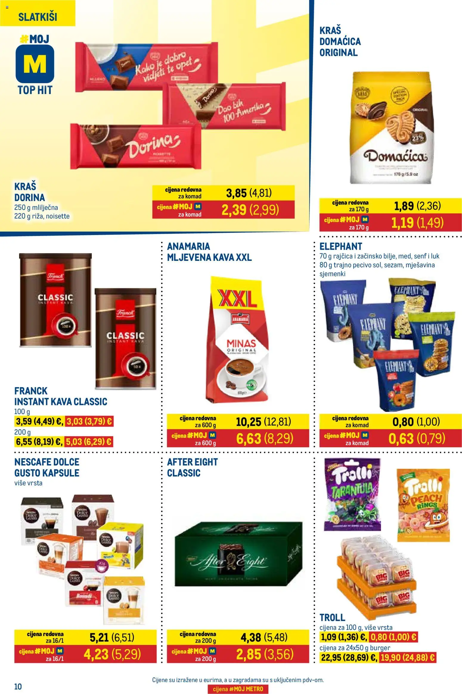 Metro katalog | vrijedi od 01.12.2025 | Stranica: 10 | Proizvodi: Mljevena kava, Luk, Rajčica, Senf