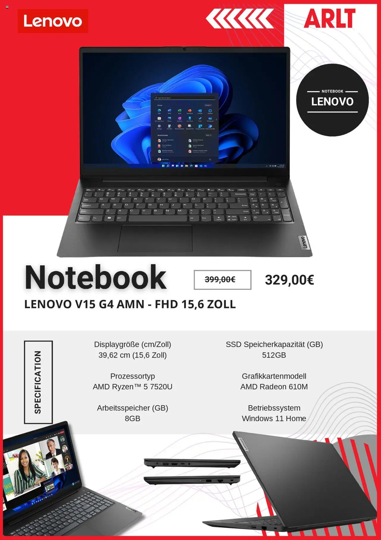 ARLT Computer Prospekt 	 - gültig ab dem 05.08.2025 | Seite: 2 | Produkte: Lenovo, Notebook