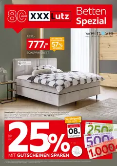 XXXL Lutz Betten Spezial ab 02.11.2025 gültig