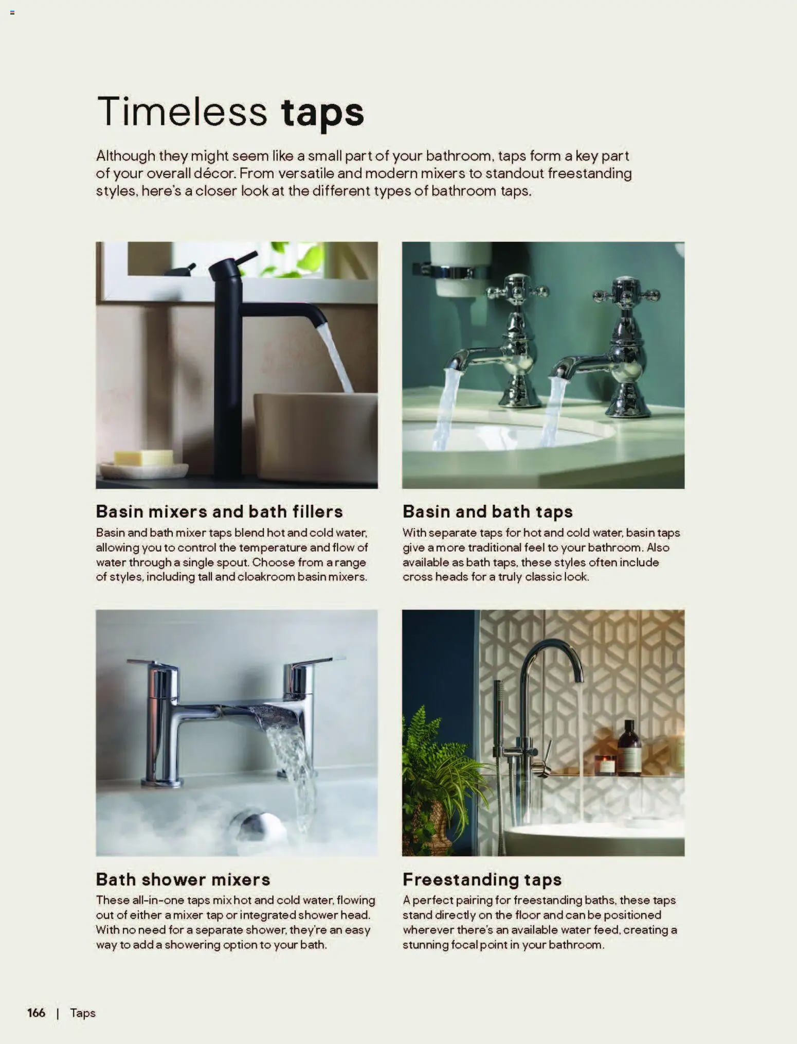 {H1} | Page: 166 | Products: Bath, Shower, Floor, Mixer