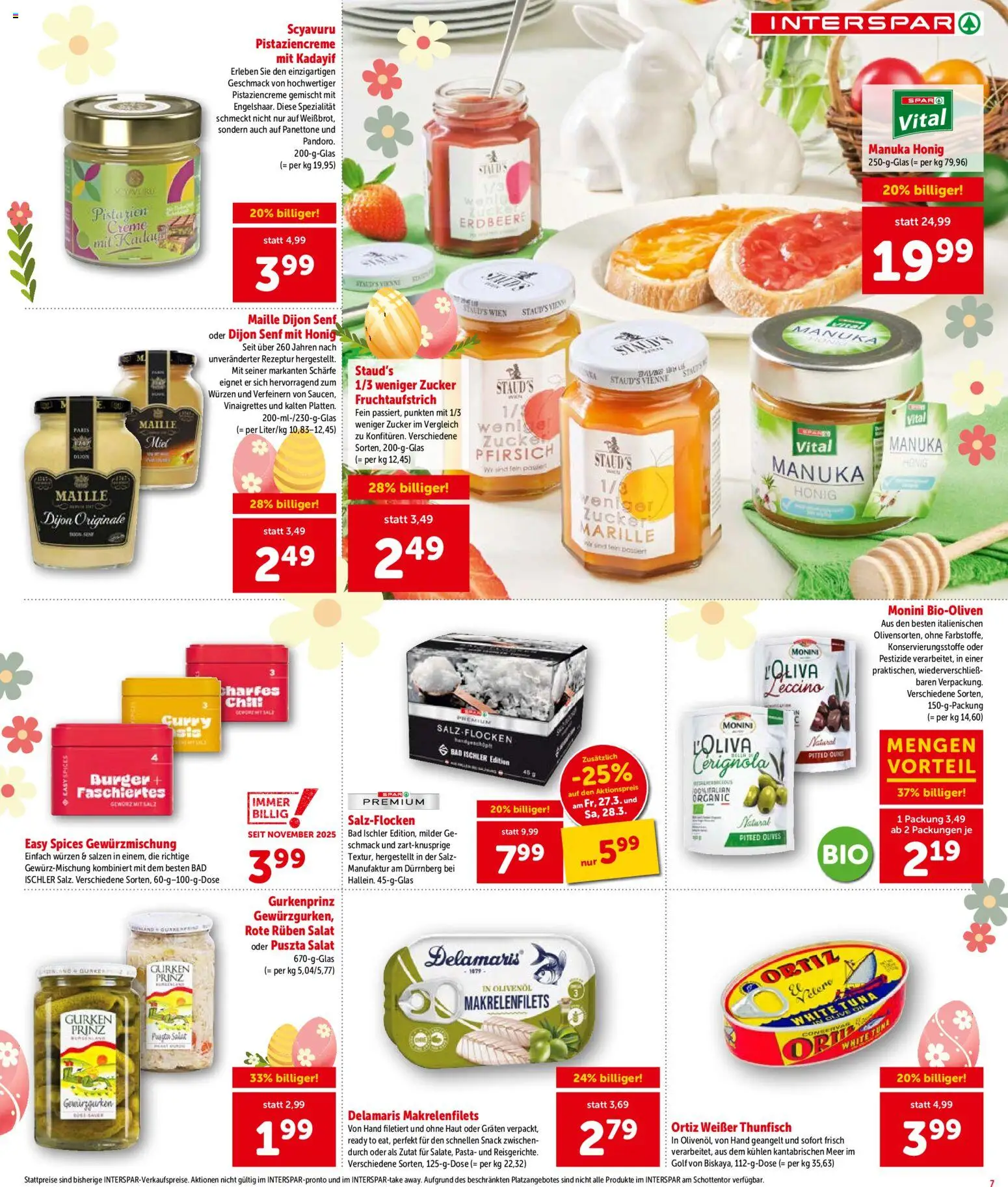 Interspar Flugblatt - Steiermark gültig ab 26.03.2026 | Seite: 9 | Produkte: Pasta, Salat, Zucker, Bad