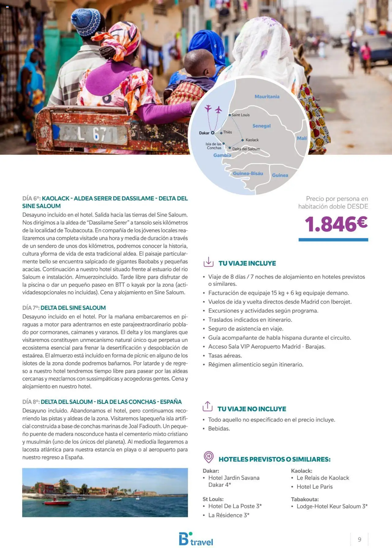 B the travel brand Senegal  │ válido desde el 26.04.2024 | Página: 9