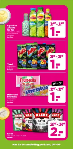 Lipton en Arizona Ice Tea, Alle flessen à 50 cl M.u.v. gekoelde varianten Per fles - Voorbeeld van een folder van Plus, geldig van 26.11.2025 | Pagina: 20 | Producten: Waffelini, Fles, Fruit, Vitamine C