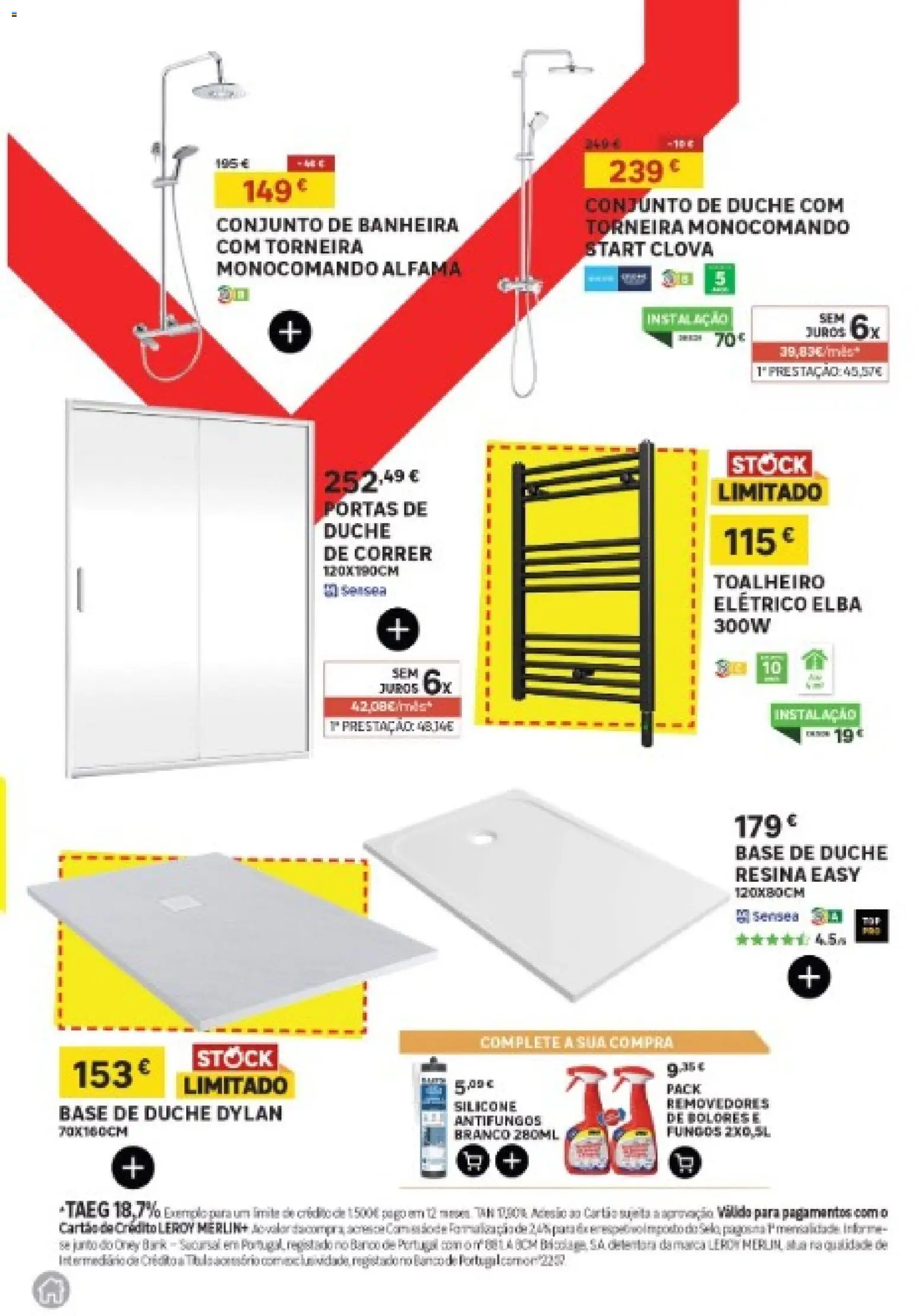 Leroy Merlin Madeira │ válido de 11.12.2025 | Página: 11 | Produtos: Toalheiro elétrico, Banco, Torneira, Portas