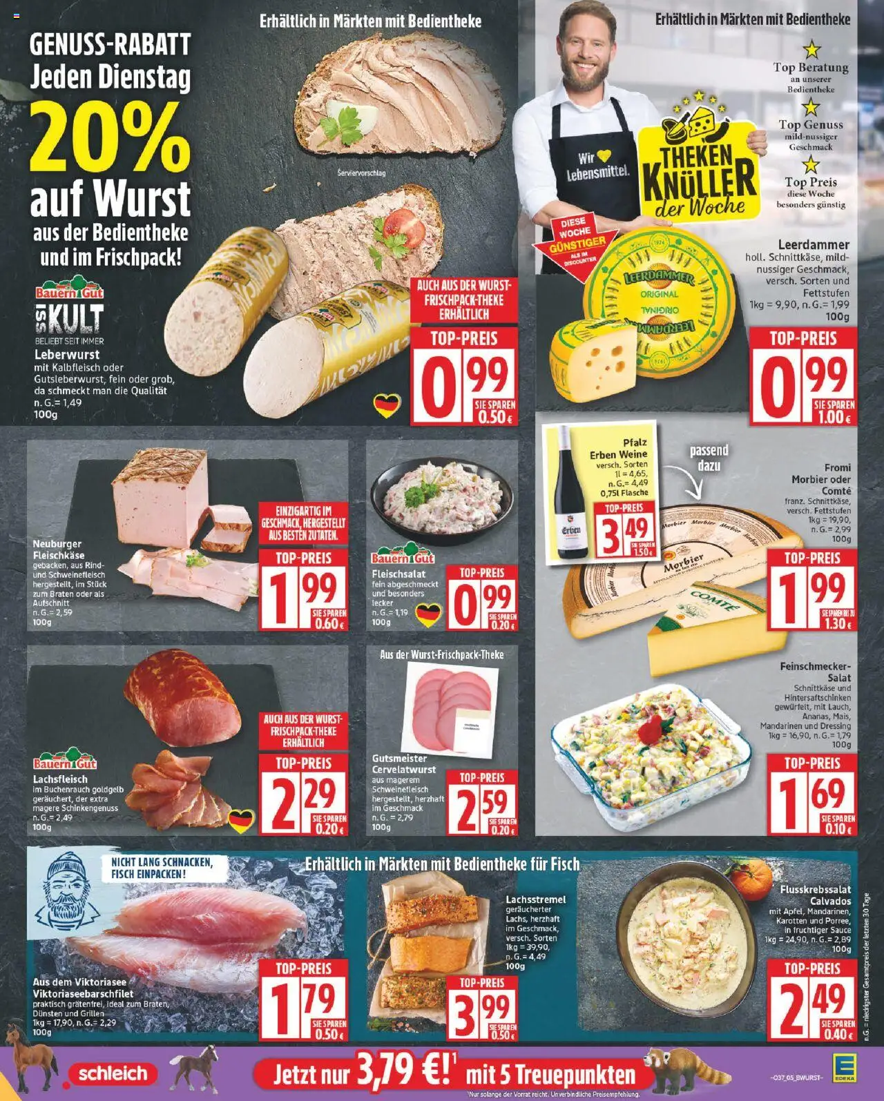 Edeka Prospekt 	 – gültig ab 08.09.2025 | Seite: 5 | Produkte: Top, Mandarinen, Leerdammer, Schweinefleisch