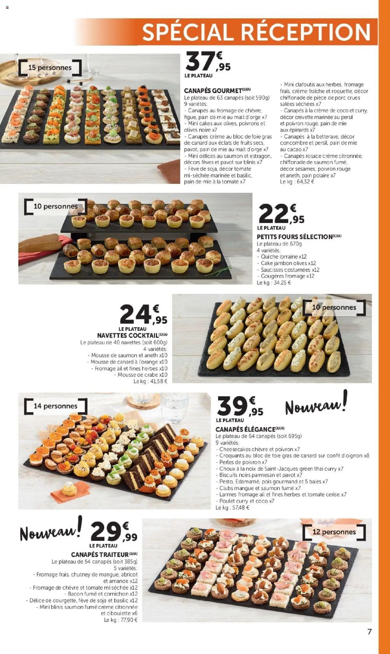 {H1} | Page: 7 | Produits: Concombre, Crème de coco, Poivron, Mousse
