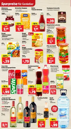 Thomas Philipps Flugblatt ab 27.10.2025 gültig | Seite: 18 | Produkte: Wasser, Gewicht, Tomaten, Nudeln
