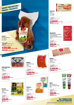 Metro katalog - pregled Metro kataloga - važi od 05.02.2026 | Strana: 2 | Proizvode: Pekara, Beli luk, Sir, Roštilj