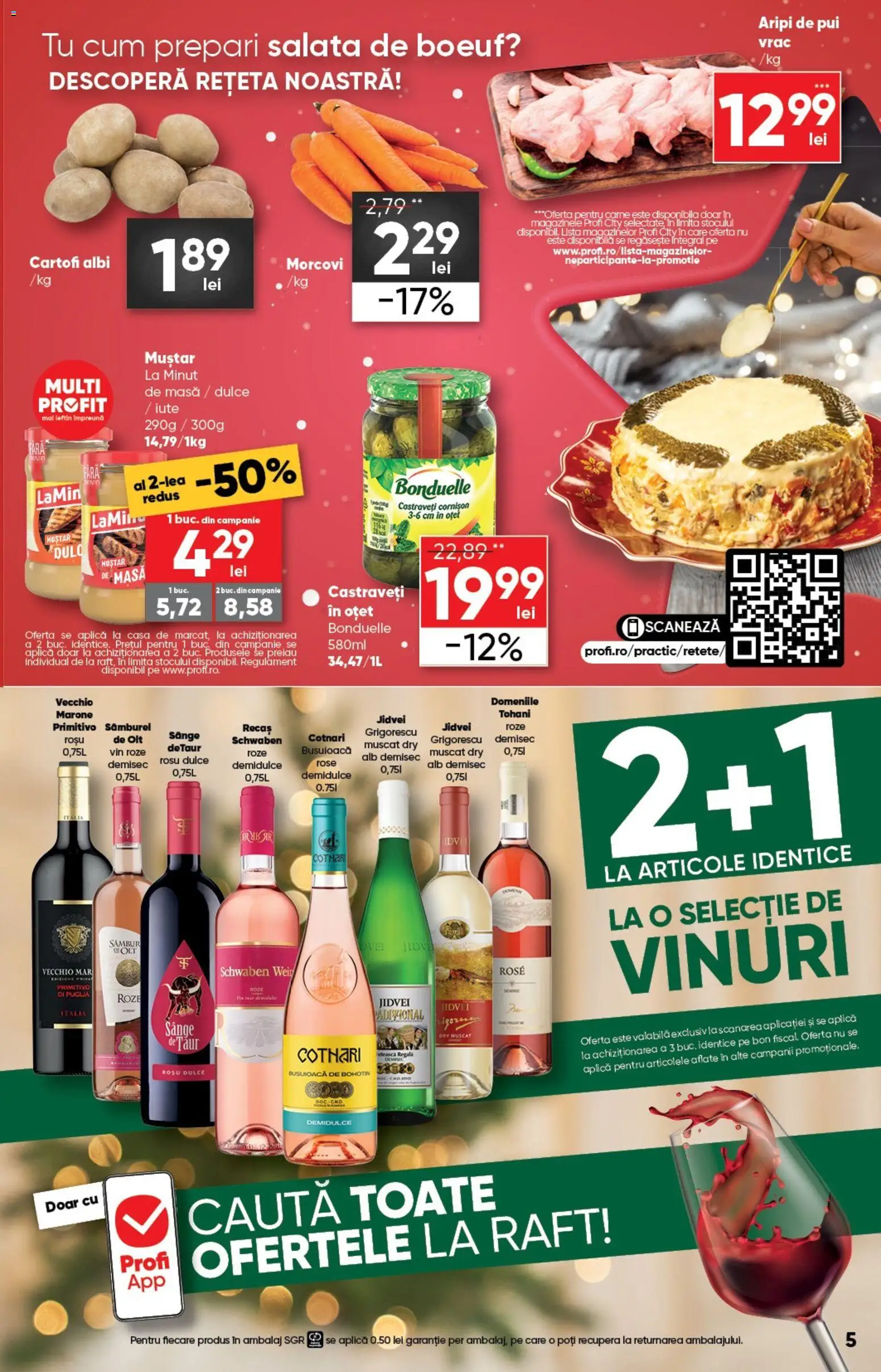 Noul catalog Profi – valabil de la 10.12.2025 | Pagină: 5 | Produse: Hacıyatmaz Kedi Oyuncağı, Oțet, Morcovi, Cartofi