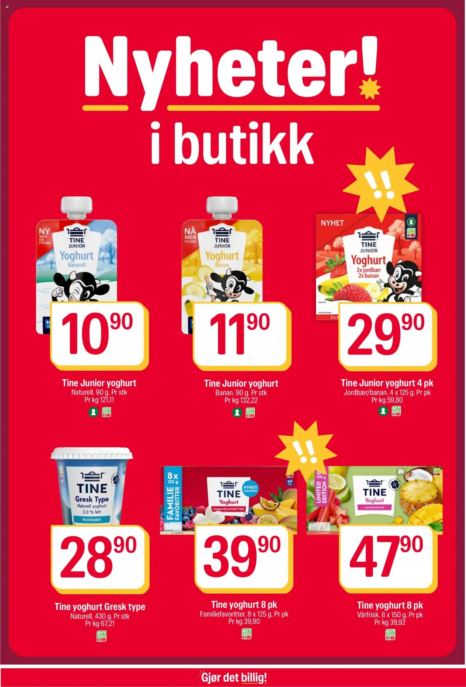 {H1} | Side: 15 | Produkter: Yoghurt, Jordbær